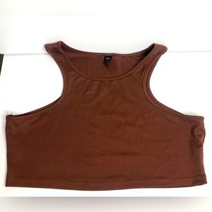 🇺🇸 SHEIN Brown Crop Top size 1XL